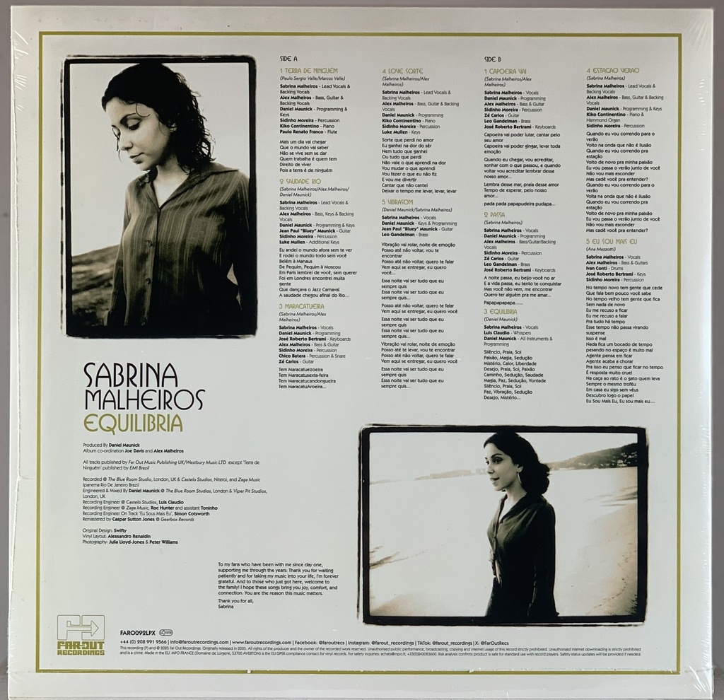 Sabrina Malheiros - Equilibria (LP novo) | Tracks Rio